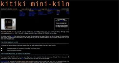 Desktop Screenshot of minikiln.co.uk