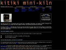 Tablet Screenshot of minikiln.co.uk